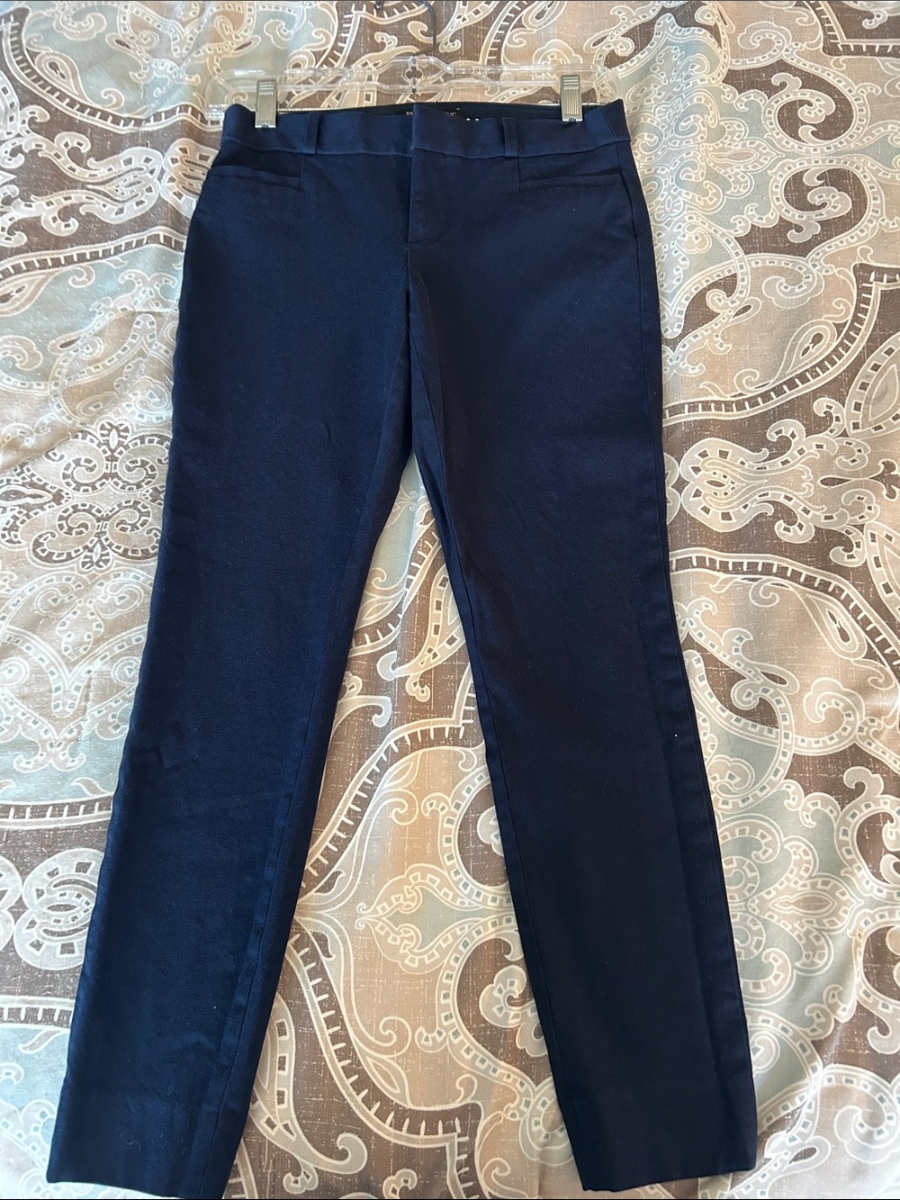 Banana Republic Navy Straight-Leg Women's Pants